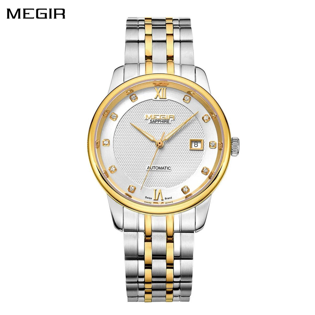 Men Watches Stainless Steel Bracelet Sapphire Automatic Mechanical Watch Luxury Business Wristwatches Clock Reloj Hombre 96002