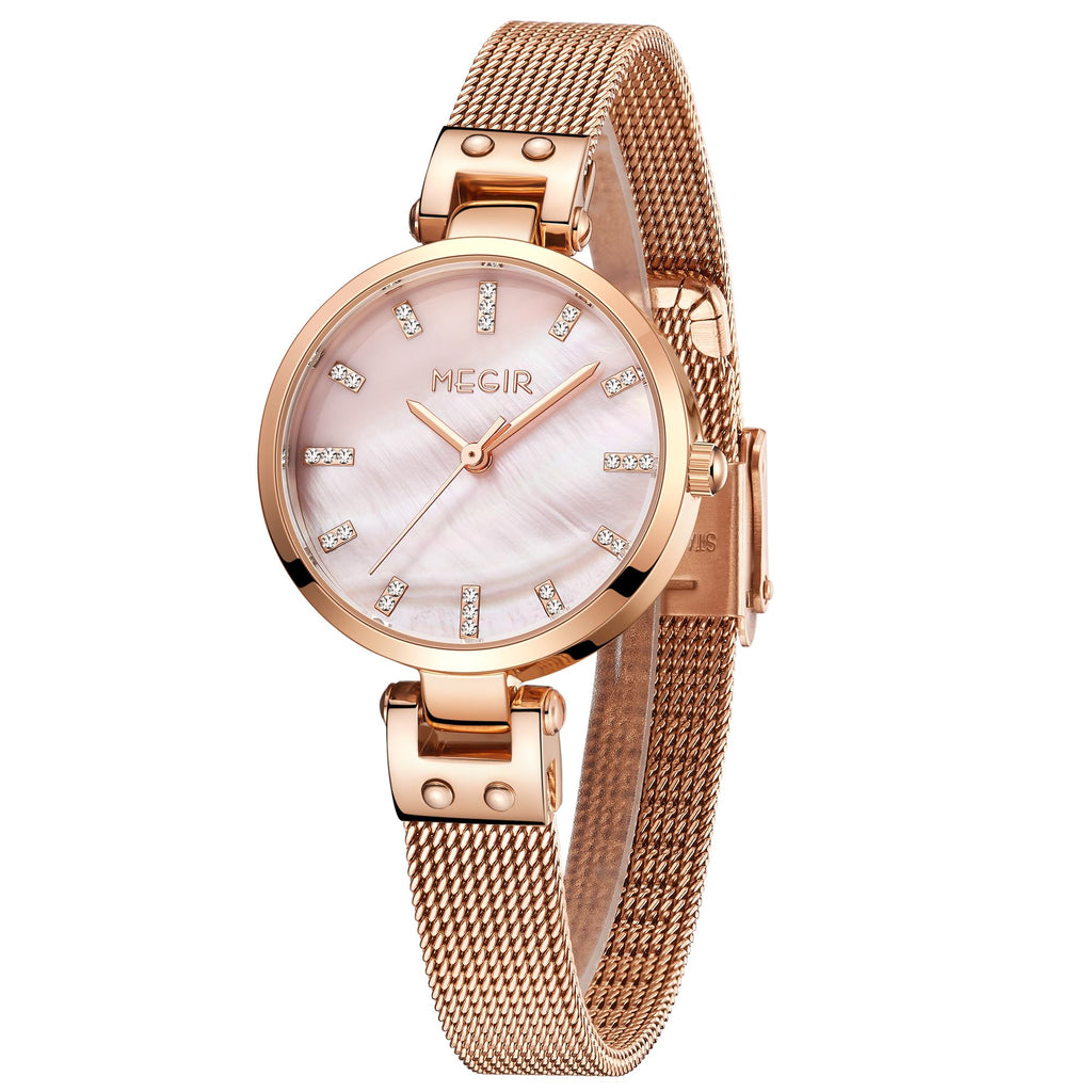 MEGIR Watches for Women Top Brand Fashion Ladies Wristwatch Waterproof Female Quartz Luxury Watch Montre Femme 7025-14