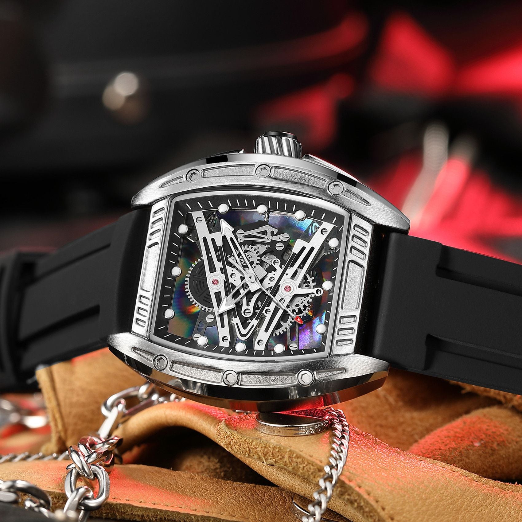 RUIMAS Fashion Military Quartz Watches Men Luxury Casual Sport Wrist Watches Waterproof Luminous Clock Large Dial Reloj Hombre 338-8